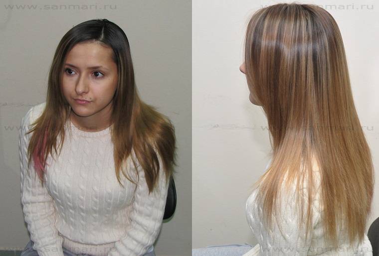 Что делать с отросшим мелированием? фото и варианты окрашивания