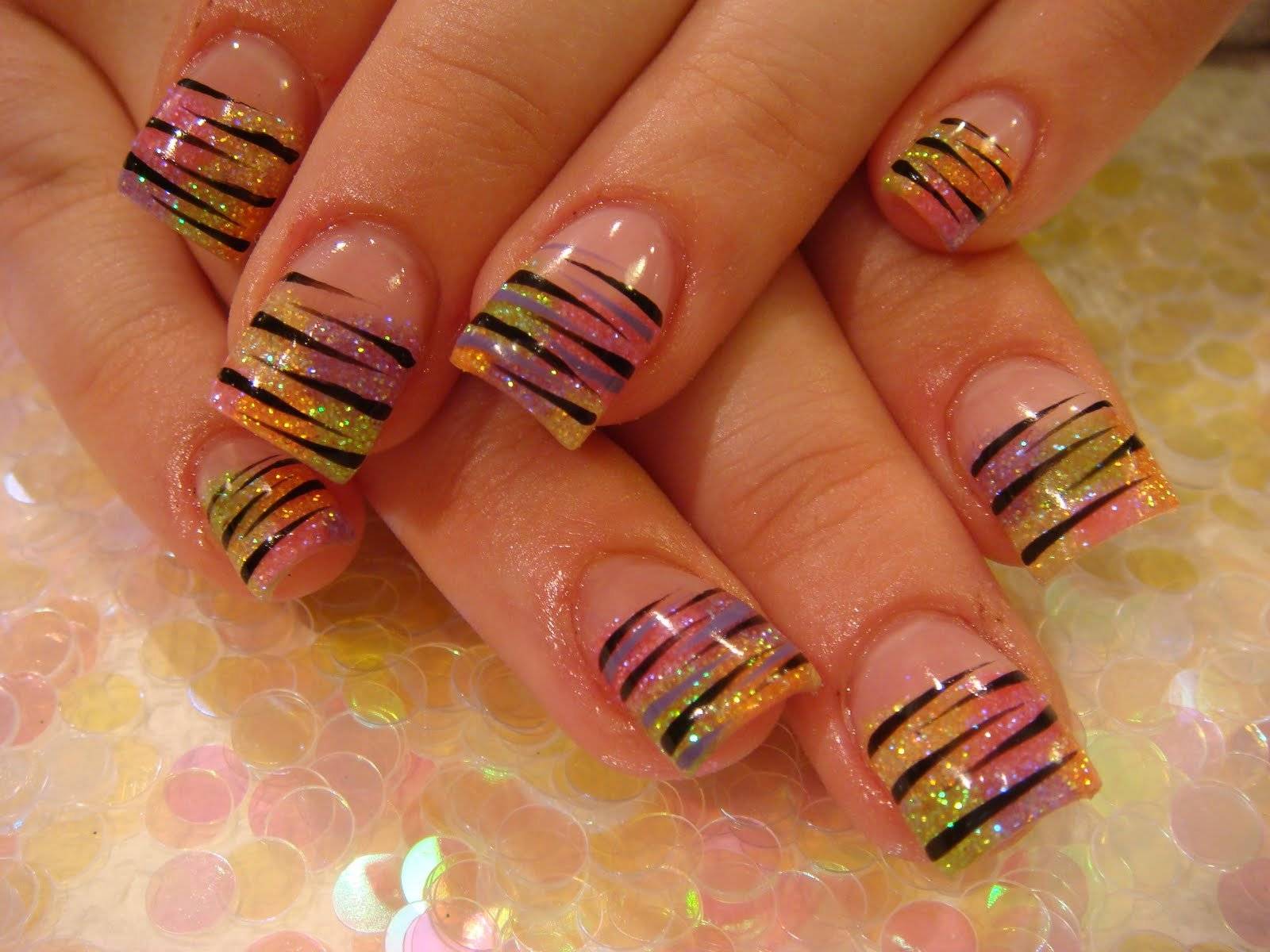 Абстракция на ногтях, создаем abstract nail art