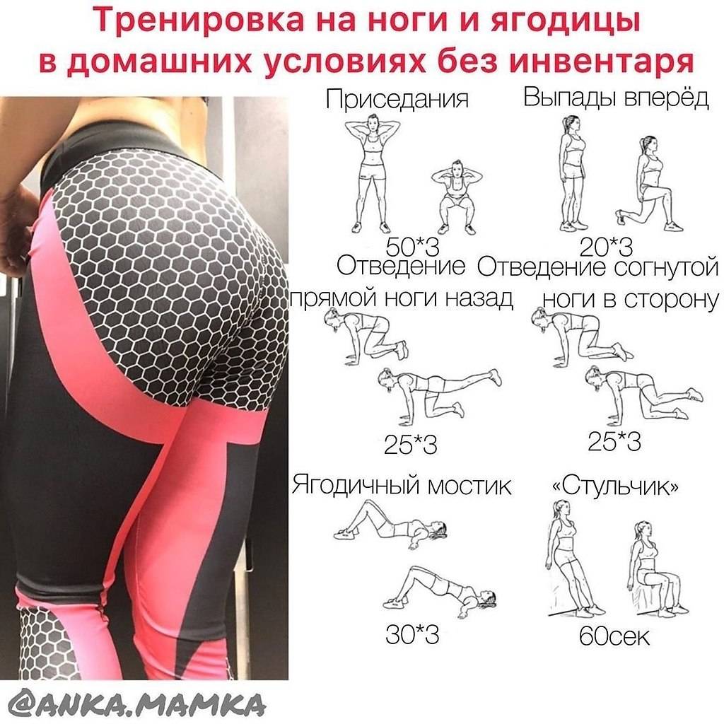 Эффективные упражнения для ягодиц в домашних условиях