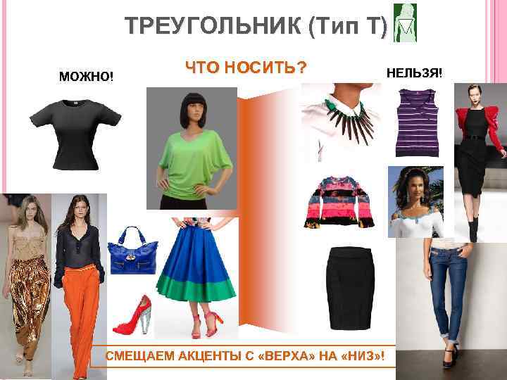 Что носить с типом фигуры "груша": советы с фото-примерами