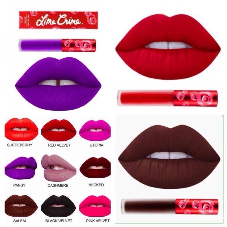 Christytb: быстрый макияж с тинтом lime crime velvetine "red velvet"