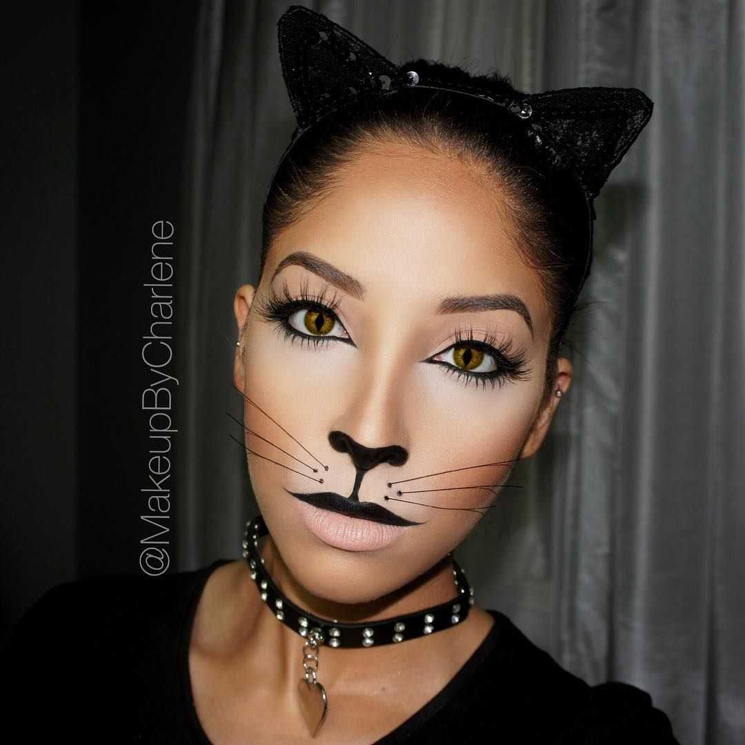 Макияж кошки на хэллоуин. макияж кошки на хэллоуин, создаем lady cat make-up образ черной кошки на хэллоуин