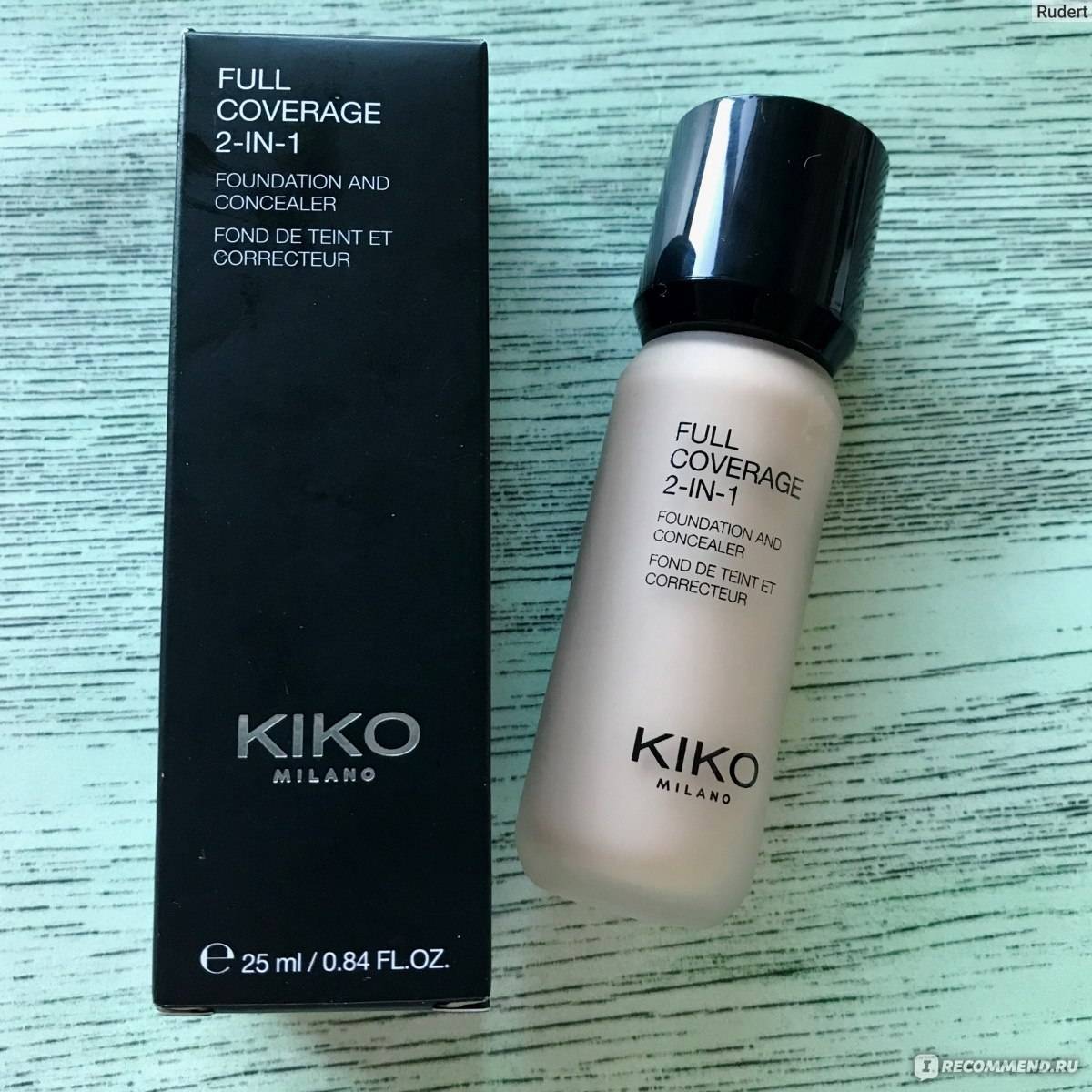 Kiko milano full coverage 2-in-1 foundation & concealer review