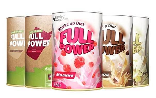 Shake up diet full power- описание диетических коктейлей