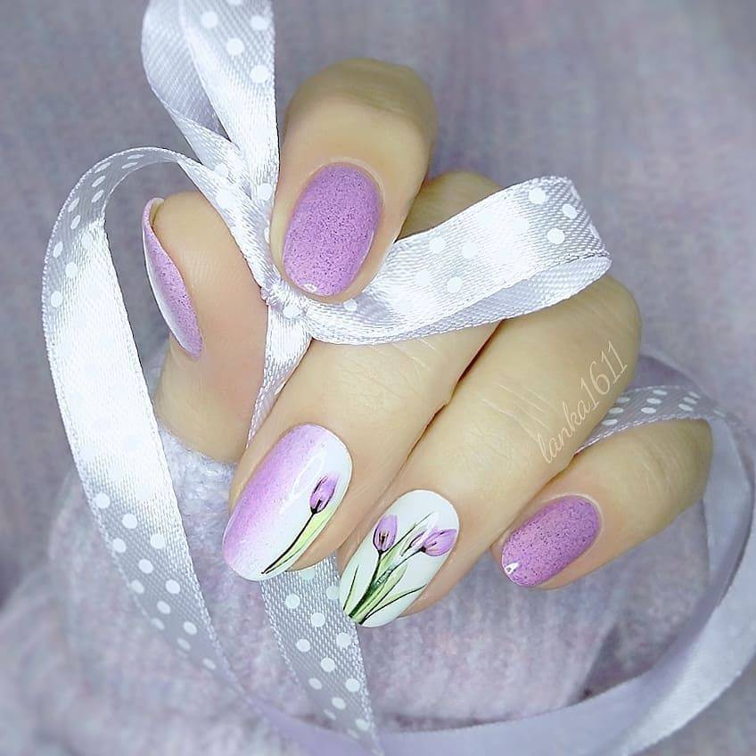 Весенний маникюр 2024: 205 идей весеннего дизайна ногтей