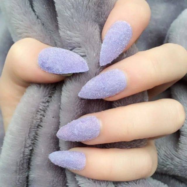 Меховой маникюр (fuzzy nail sweaters, велюровый, бархатный) - как сделать в домашних условиях, идеи современного дизайна на фото