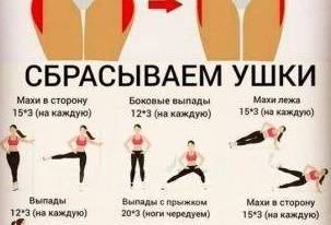 Упражнения от ушек на бедрах: лучший комплекс для похудения от fitnessera.ru
упражнения от ушек на бедрах: лучший комплекс для похудения от fitnessera.ru