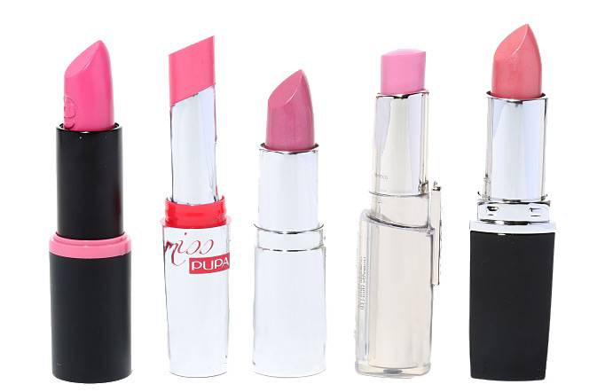 розовые помады