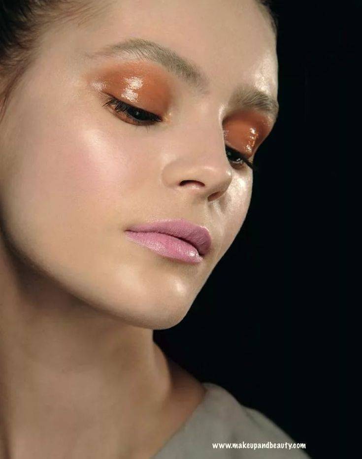 Глянцевый макияж, создаем блестящий make up