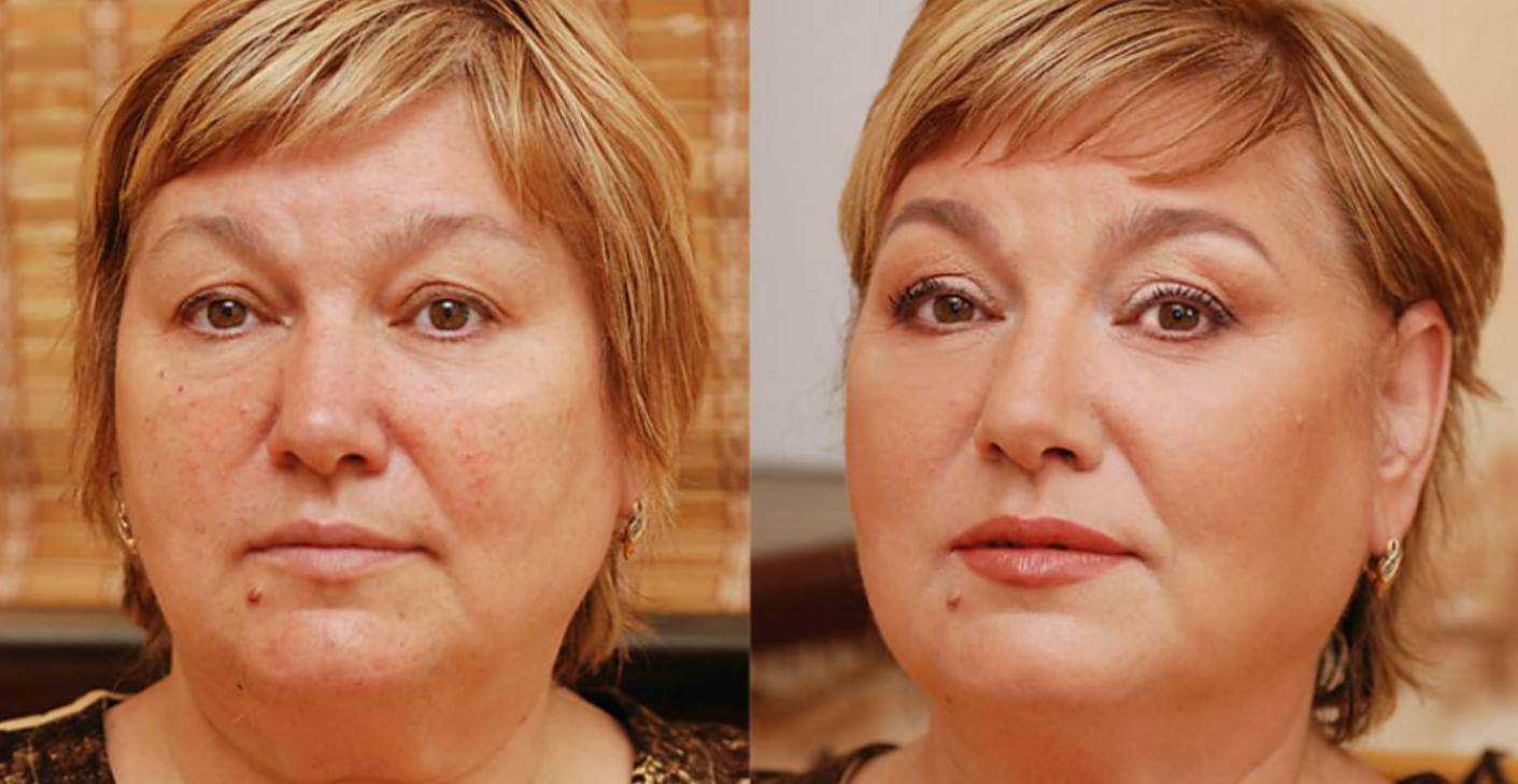 Макияж для женщин после 50 лет, который молодит - делаем пошагово с фото и видео | top100beauty