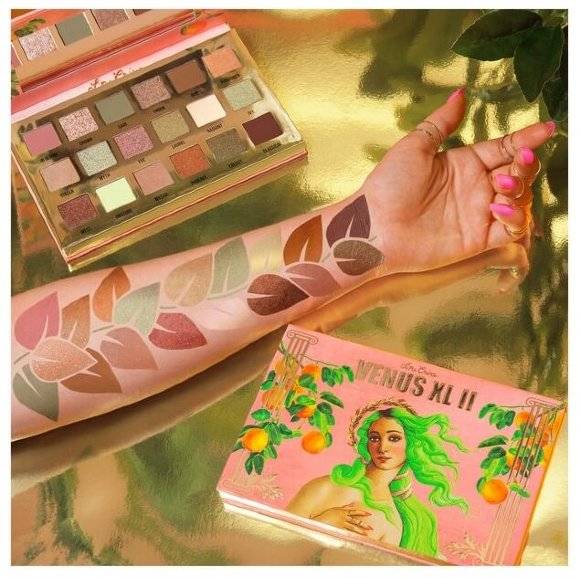 Обзор палетки теней venus xl от lime crime в розовых оттенках
