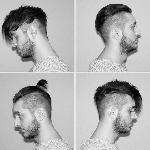 Мужские прически top knot (топ кнот)