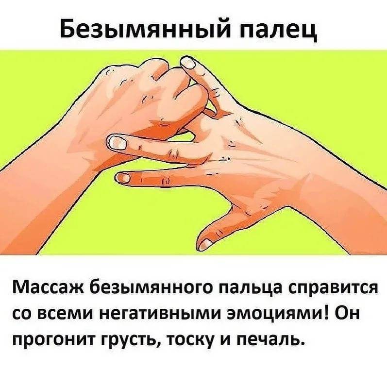 Массаж пальцев рук