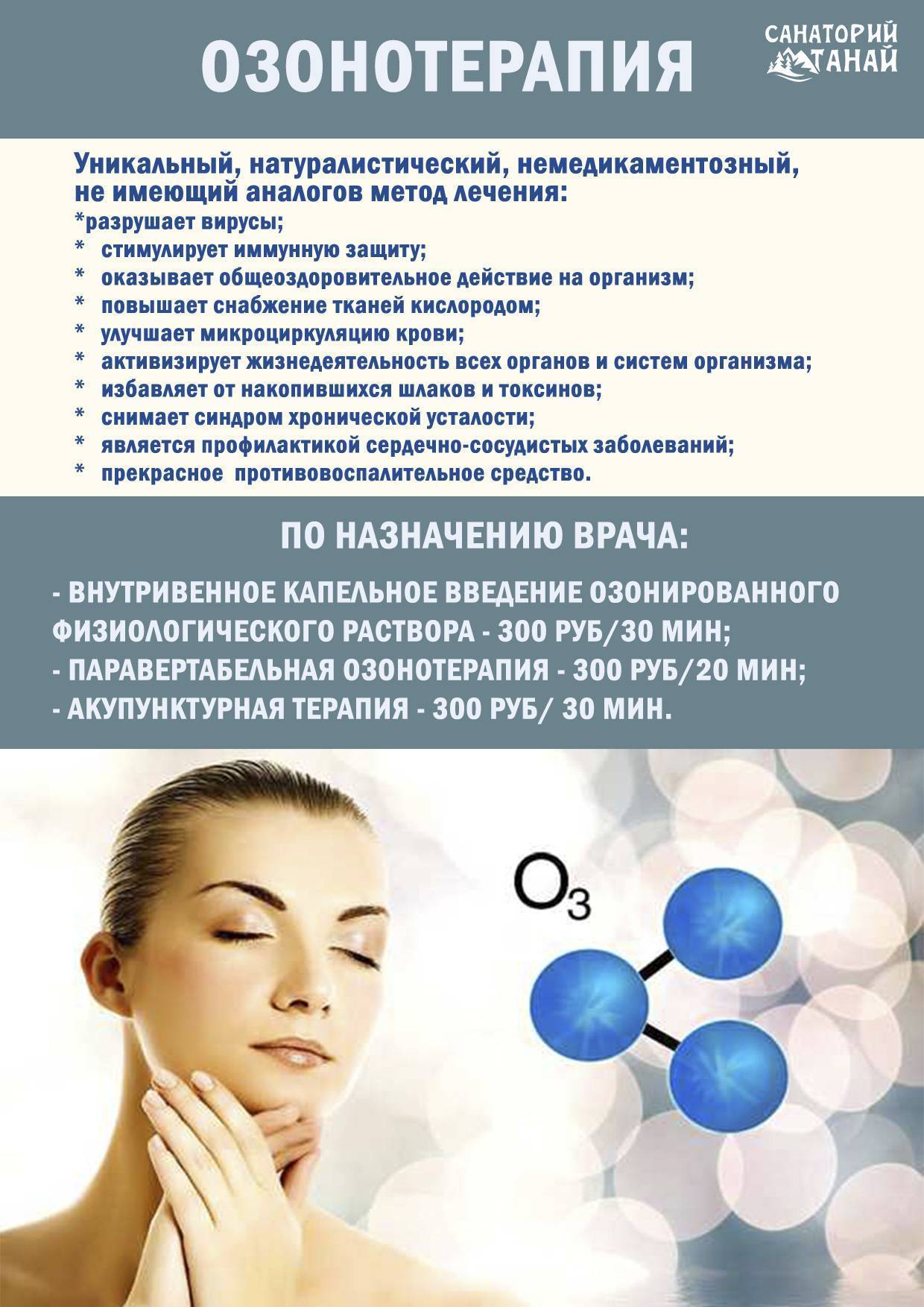 Озонотерапия в косметологии