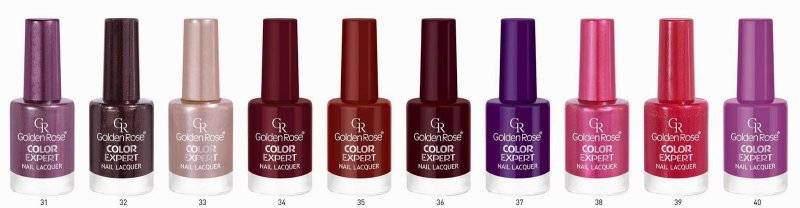 Особенности лаков для ногтей golden rose