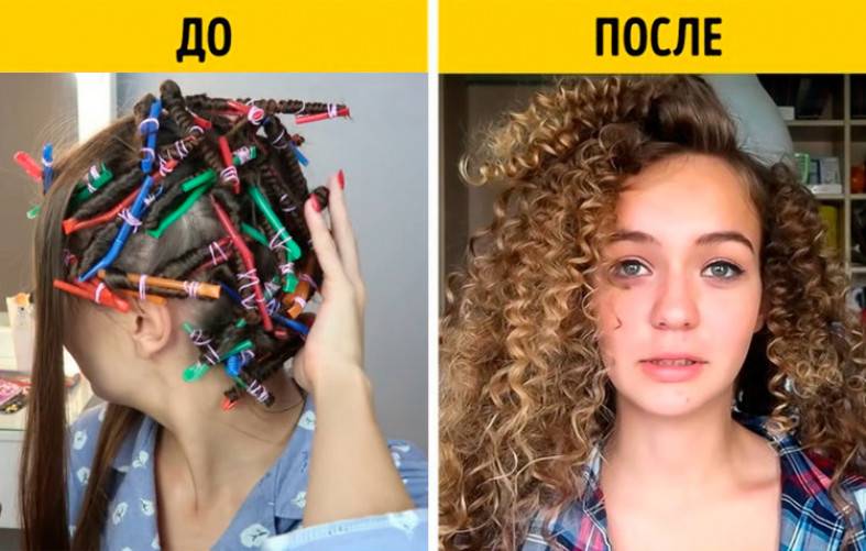 Как сделать небрежные кудри на средние волосы?