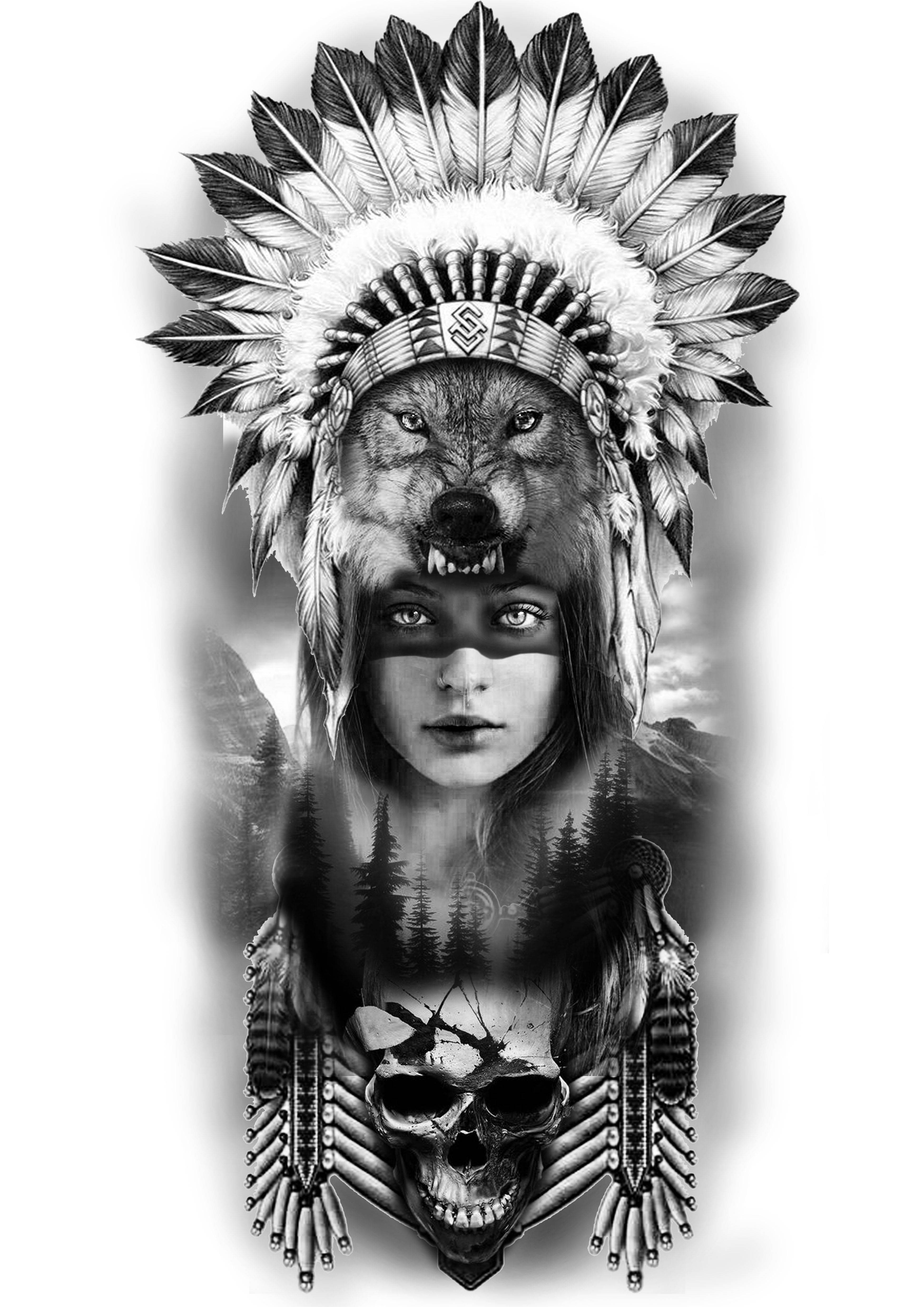 Tattoo • значение тату: индеец