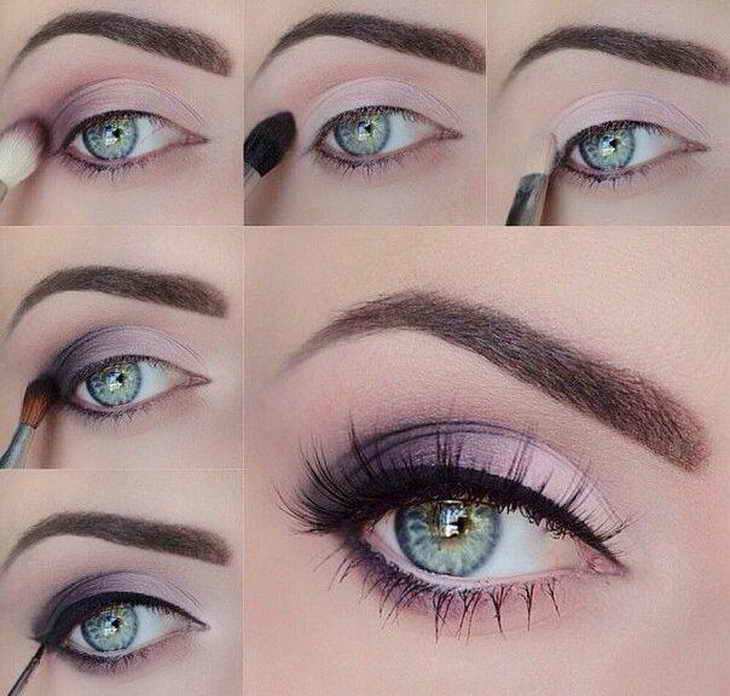 Как правильно сделать макияж для голубых глаз - пошаговые фото и видео