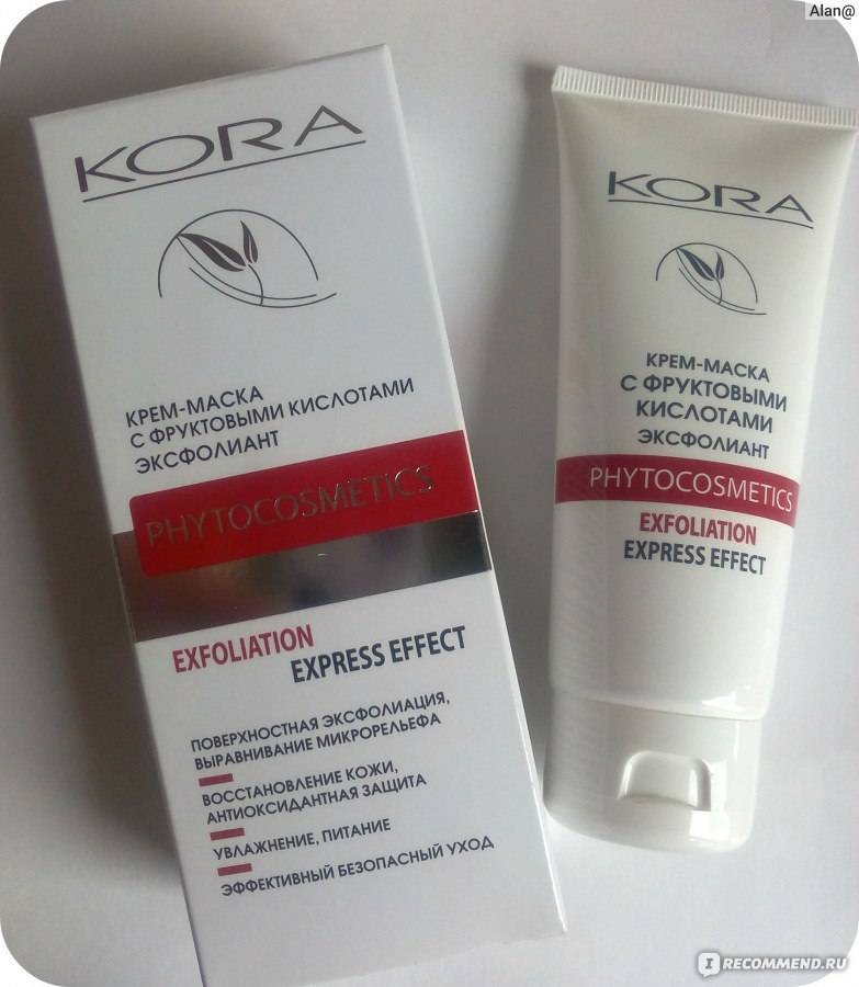 Kora маска с фруктовыми кислотами кора увлажняющая для лица – 3 лучших