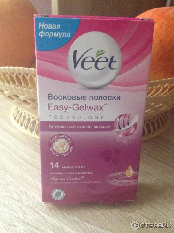 Тонкости использования восковых полосок veet для зоны бикини
