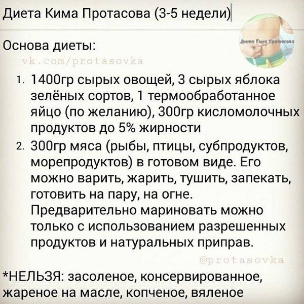 Похудеть по-израильски: диета кима протасова
