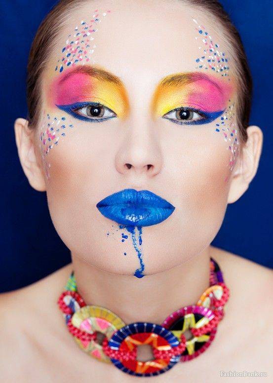 Фантазийный макияж. современный make-up: особенности фантазийного макияжа модные тенденции фантазийного макияжа