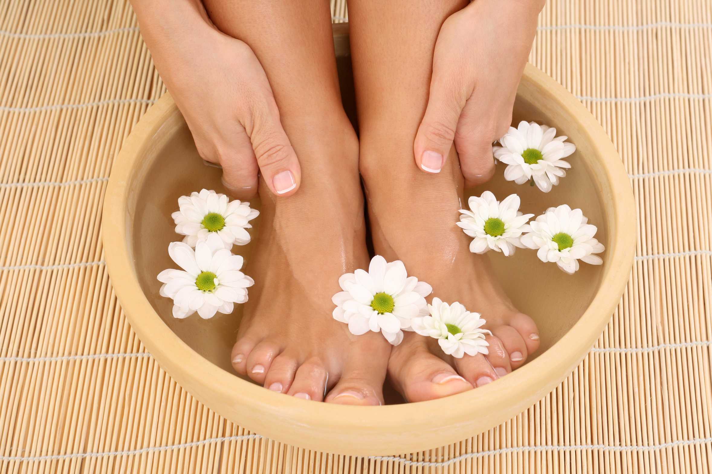 Spa педикюр пошагово