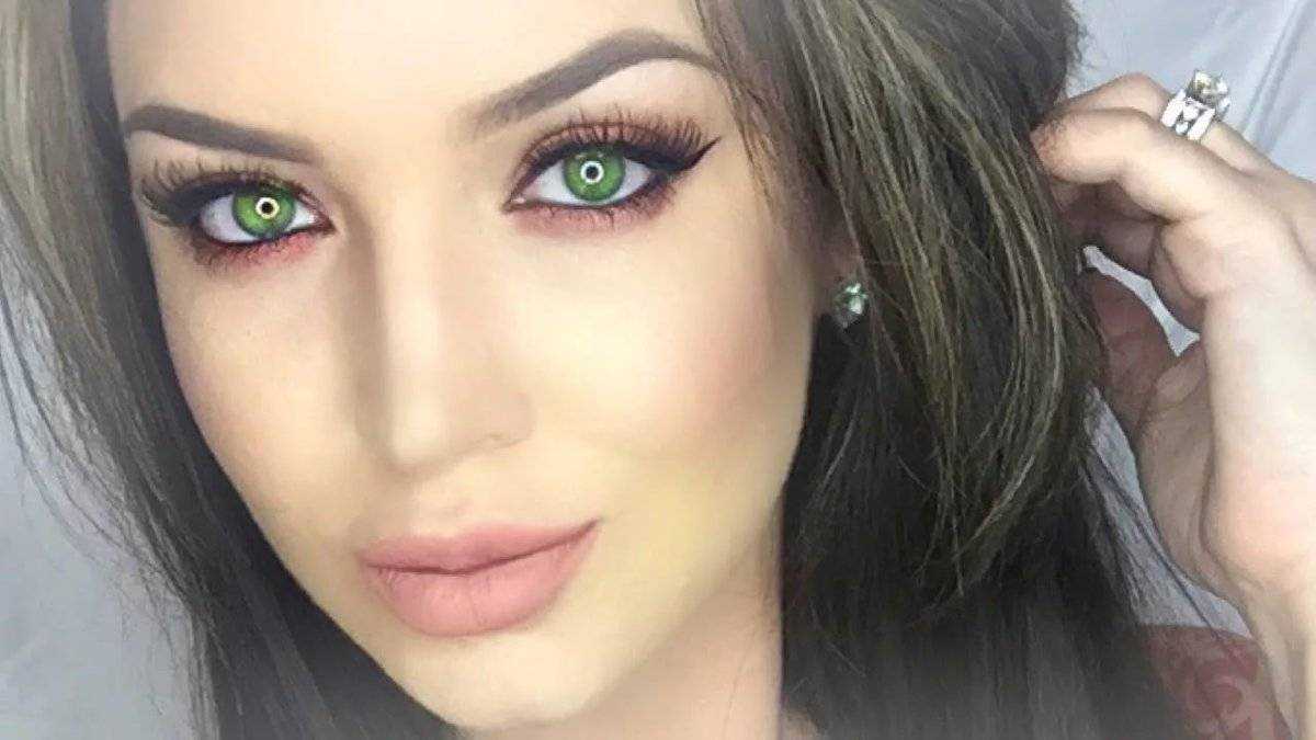 Дневной макияж для зеленых глаз
