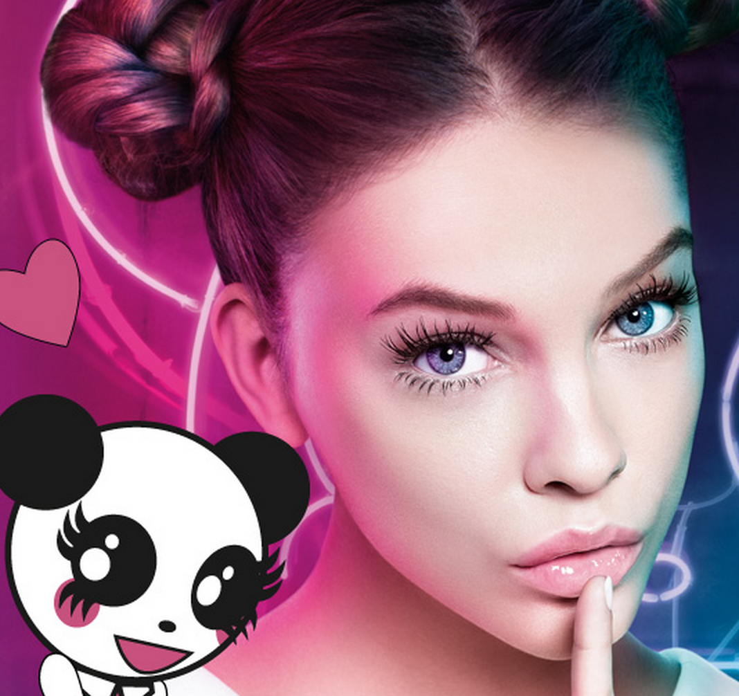 I’m a girl without curl when i wear l’oreal’s miss manga mascara