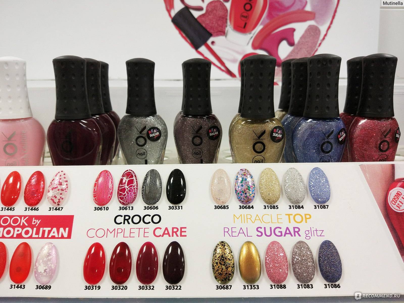 Средства по уходу и лаки для ногтей от nail look