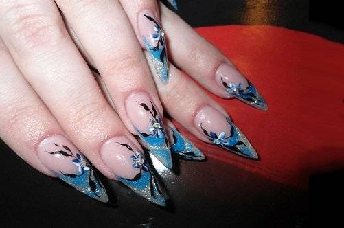 Комиксные ногти (comic nails, поп-арт): маникюр, будто нарисованный