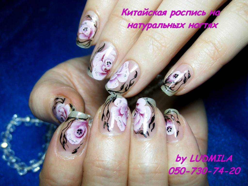 Китайская роспись на ногтях: материалы, основы техники рисования и полезные советы