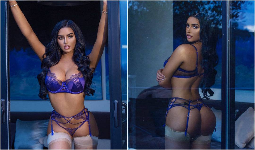 Brunette model abigail ratchford flaunts hourglass figure in social media photo