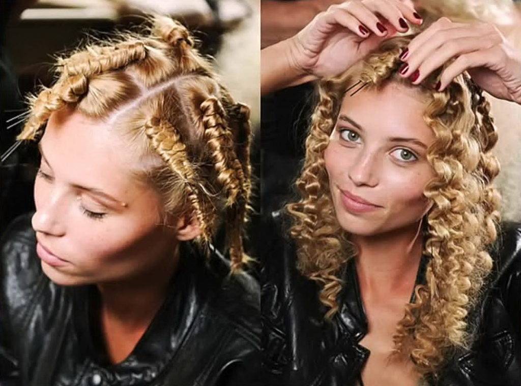 Как заплести волосы на ночь, чтобы получились локоны? | ladyhair.ru
