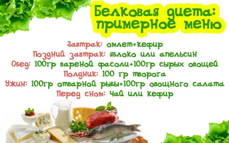 Белковый день для похудения: меню, рецепты, польза, вред и противопоказания