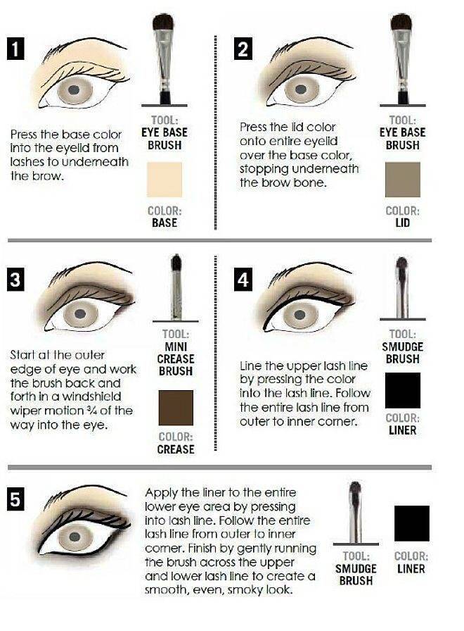 Дневной вариант смоки айс. smoky eyes – пошаговое выполнение дымчатого макияжа