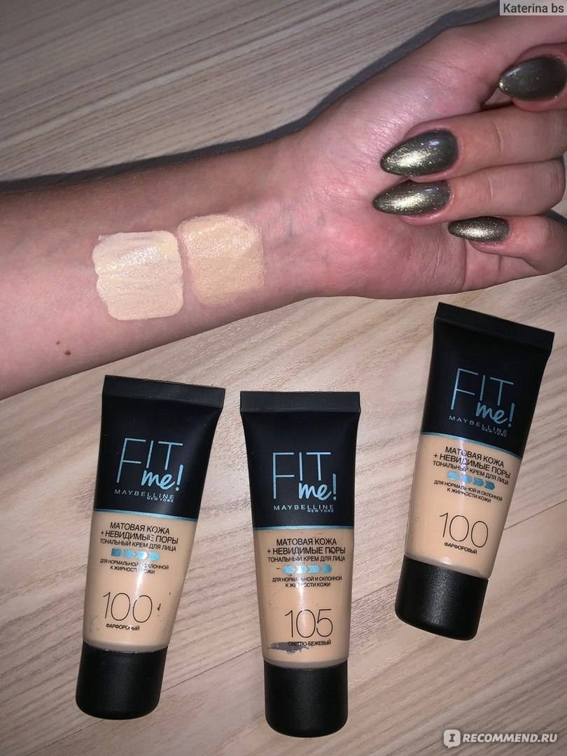 Тональные крема от maybelline: “fit me” и “affinitone” и другие. отзывы, тона, описание