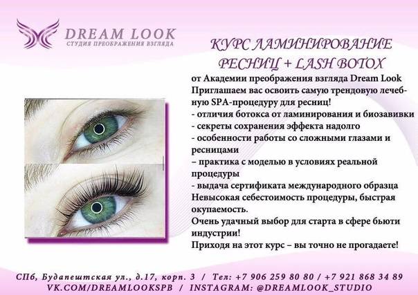 Ботокс ресниц и ламинирование — в чем разница и что лучше