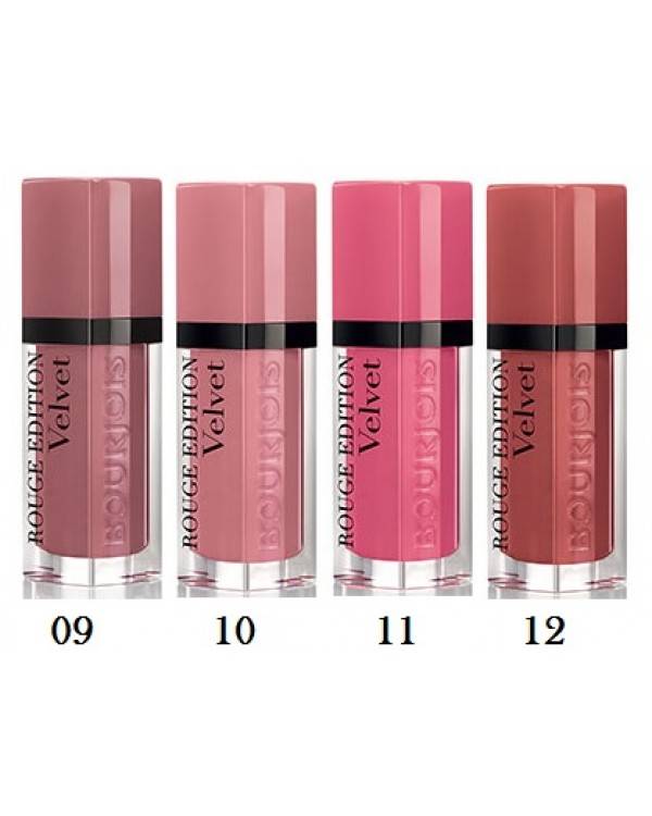Обзор матовых помад rouge edition velvet от bourjois