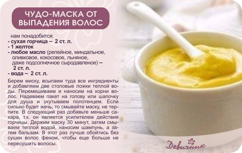 Маска для волос с горчицей – домашняя альтернатива салонным процедурам