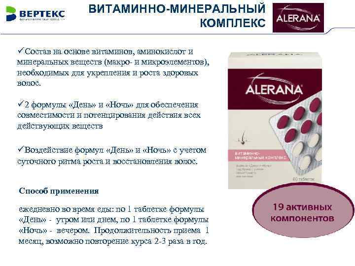 Виды шампуней «алерана»