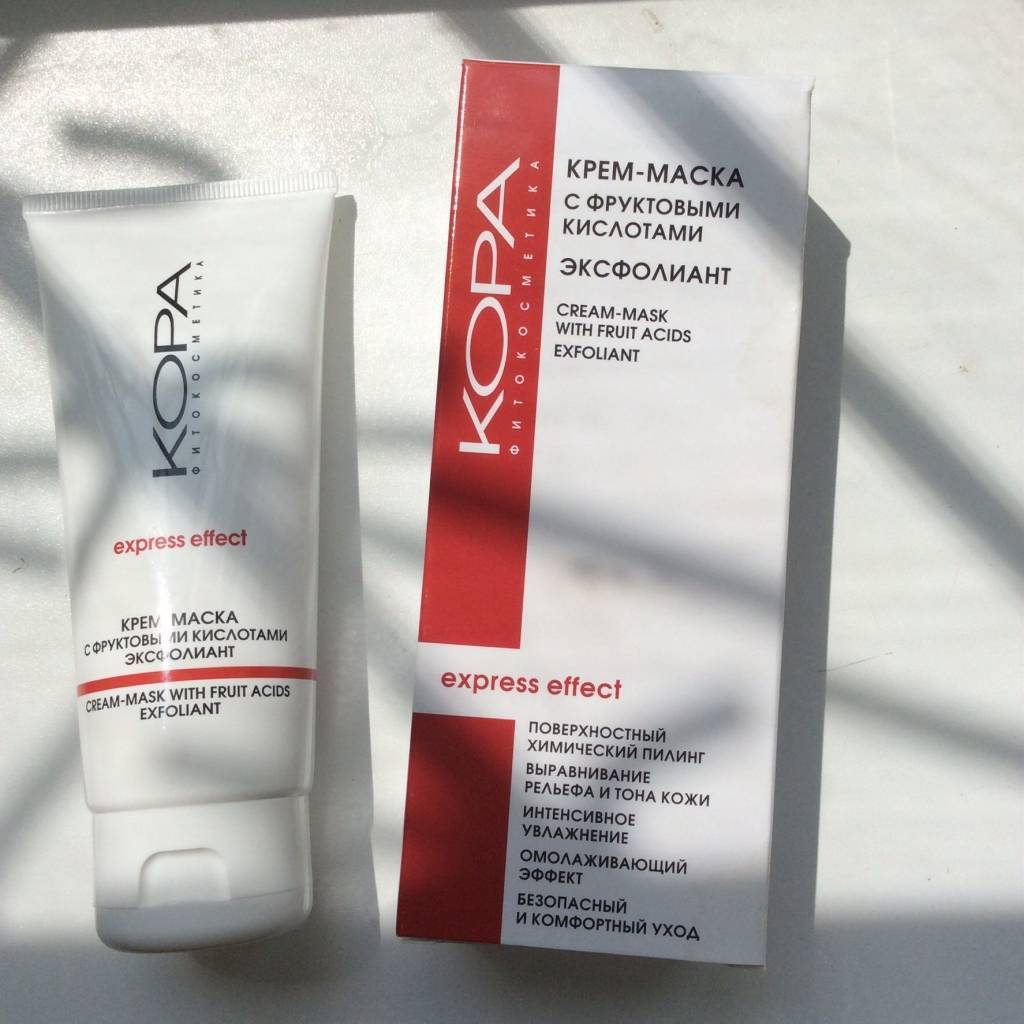 Kora – маска с фруктовыми кислотами для лица