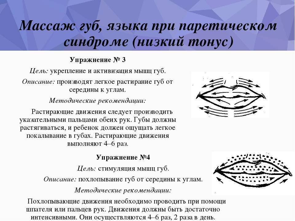 Логопедический массаж для ребенка в домашних условиях