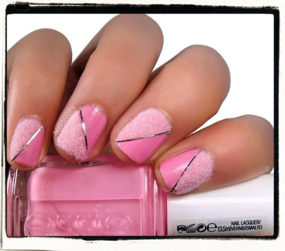 Бархатный песок на ногтях 2024 - modnail.ru - красивый маникюр