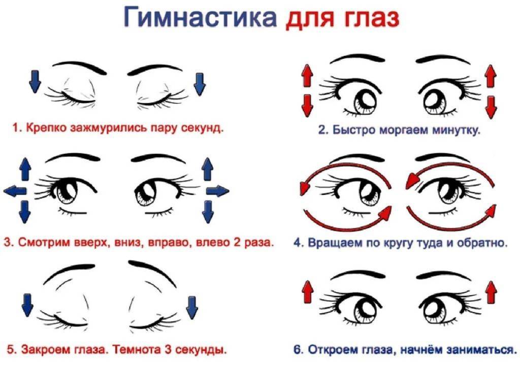 Гимнастика для глаз по жданову