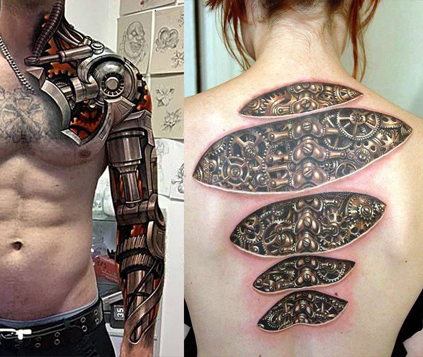 Tattoo • тату стиль стимпанк