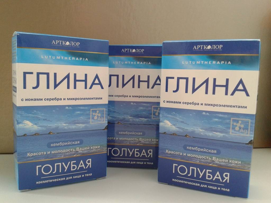 Свойства и применение голубой глины