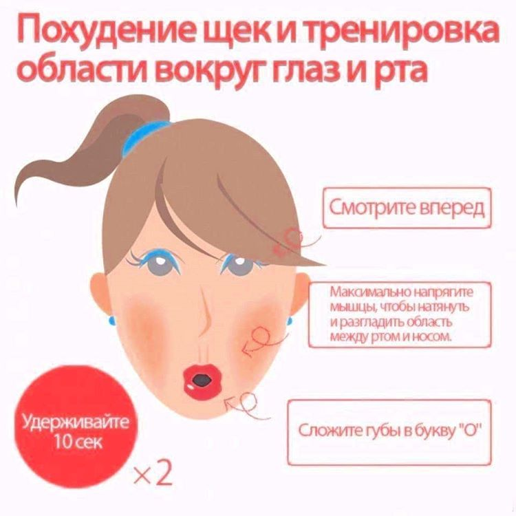 Как убрать второй подбородок и щеки: упражнения, массаж, диета