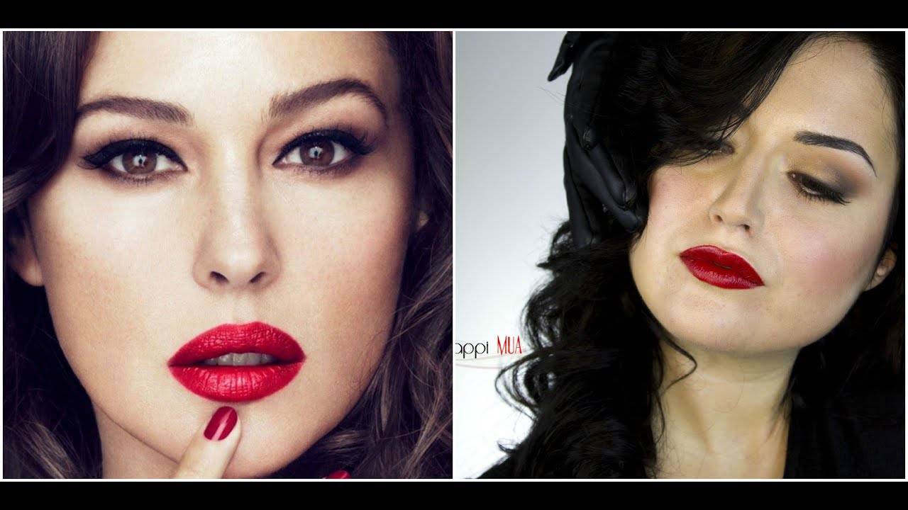 Макияж моники белуччи, подробная схема создания make- up у себя дома