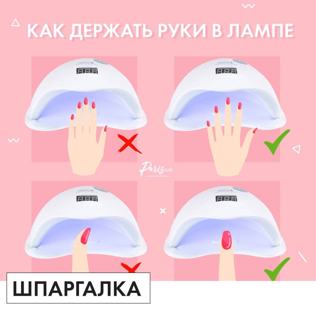 Лови момент: сколько сушить гель-лак в лампе